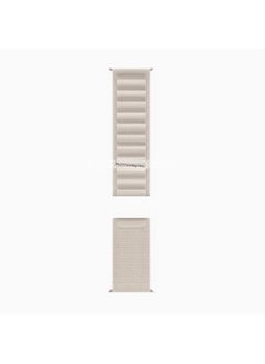 For Apple IWatchS10 Alpine Loop Nylon Woven Strap S8 Apple Watch S9Ultra Strap-Color:Starlight Metal Head 42/44/45/49mm