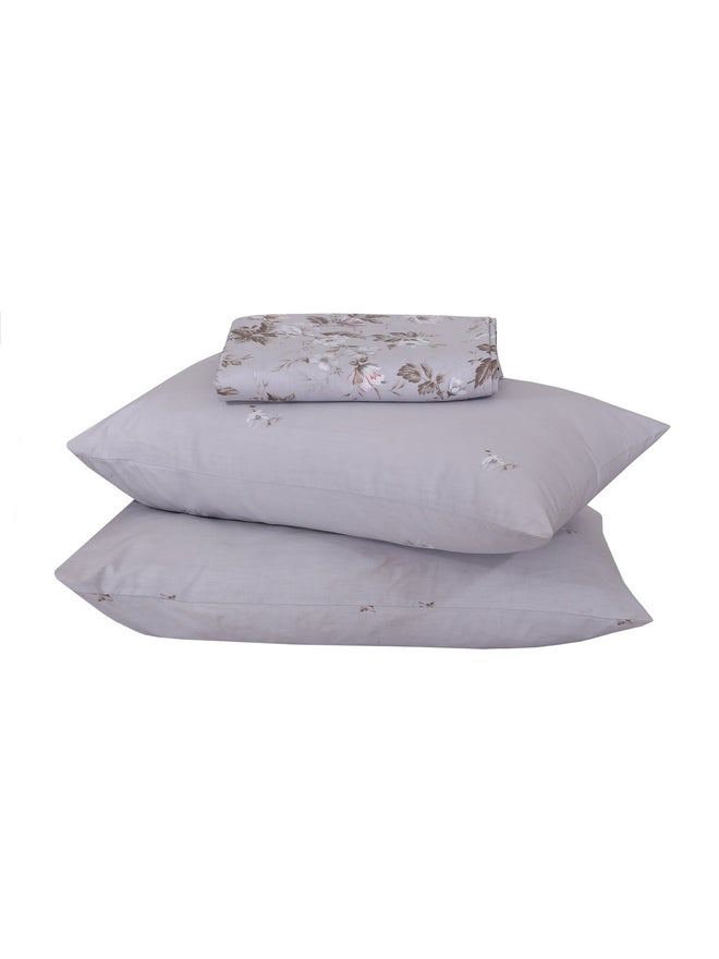Cannon غطاء وسادة مطبوع من قماش بيركال 2 قطعة 50X75 سم 180 خيط توت جديد - Image 2