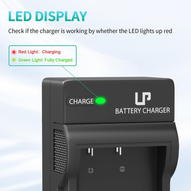 L & P EN-EL9 Battery Charger, EN EL9a Charger Compatible with Nikon EN-EL9 EN EL9a Battery, Nikon D40, D40X, D60, D3000, D5000 Cameras, MH-23 Charger - Image 4