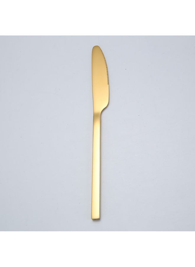 4-Piece Stainless Steel Cutlery Set Gold - Image 4