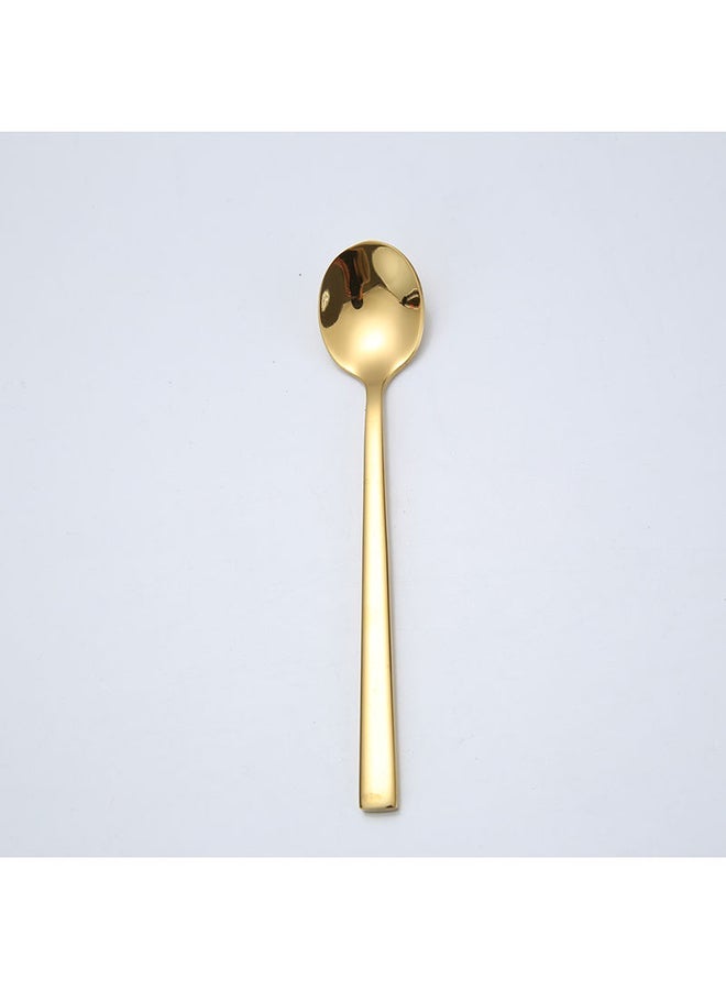 4-Piece Stainless Steel Cutlery Set Gold - Image 3