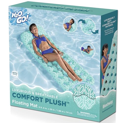 H2O Go H2OGO Comfort Plush Floating Pool Mat 66 x 29198m x 74cm - Image 1