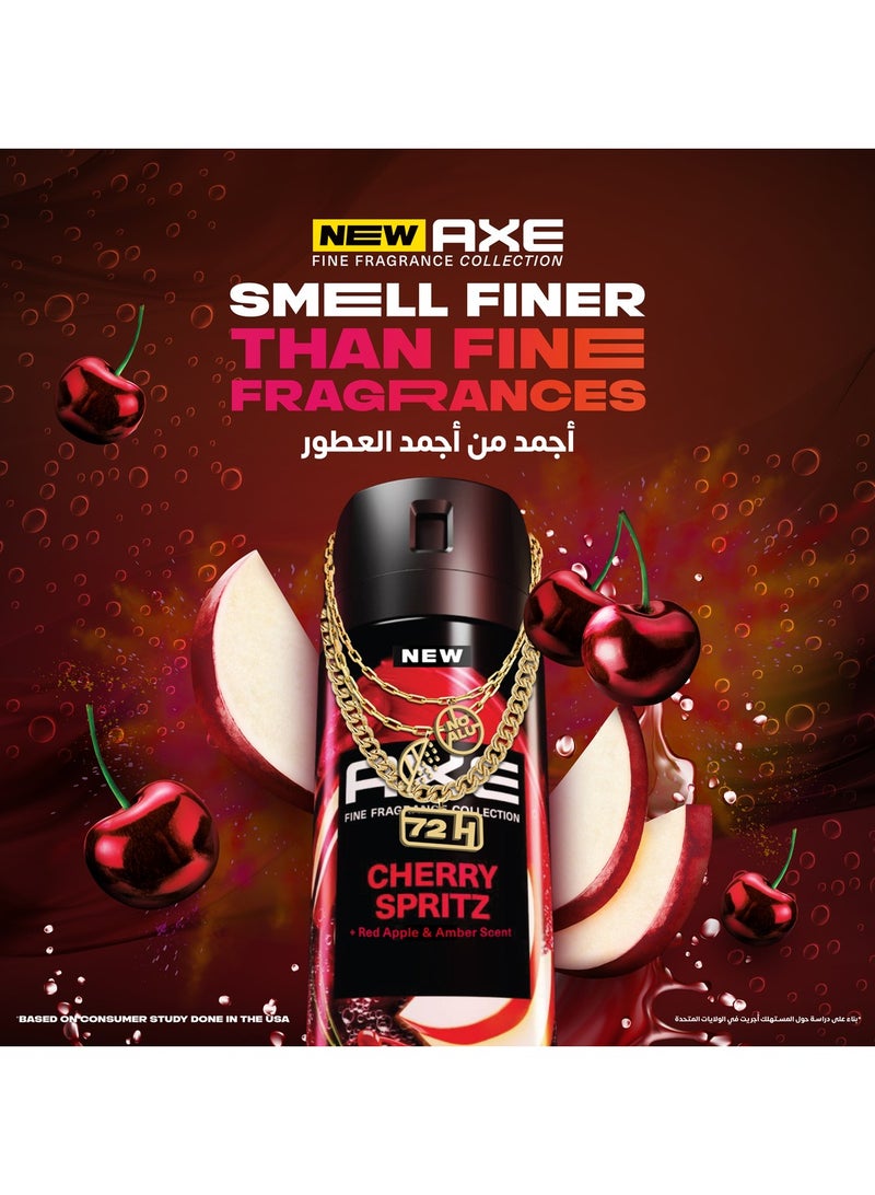 Axe Fine Fragrance Premium Deodorant Body Spray Cherry Spritz 150ml - Image 3