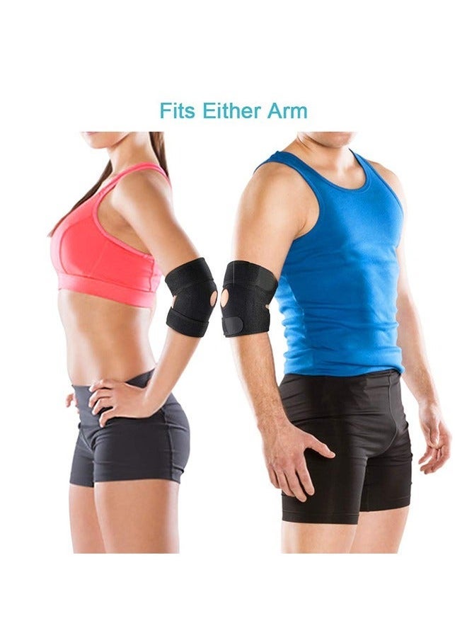 Adjustable Elbow Brace Support Bandage, Breathable Elbow Strap Fitness Elbow Splint for Golfers Elbow Tennis Elbow Arthritis Sports Injury and Provides Support - Image 4