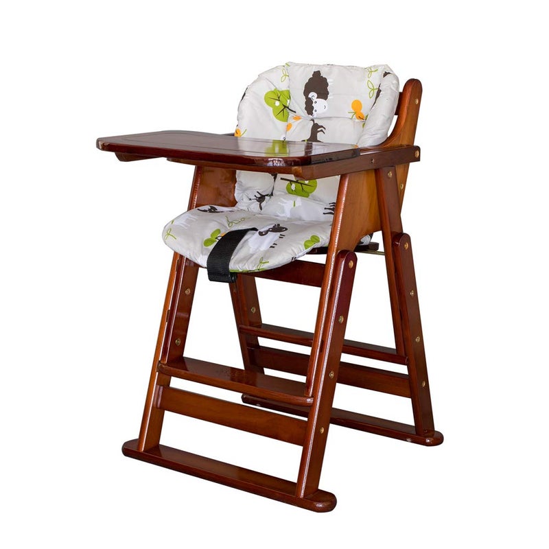 twoworld Baby High Chair Seat Cushion Liner Mat Pad Cover Resistant and High Chair Straps (5 Point Harness) 1 Suit (Grey Sheep) - Image 3