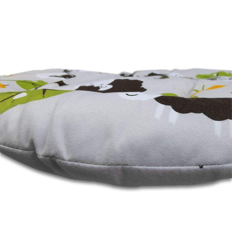 twoworld Baby High Chair Seat Cushion Liner Mat Pad Cover Resistant and High Chair Straps (5 Point Harness) 1 Suit (Grey Sheep) - Image 4