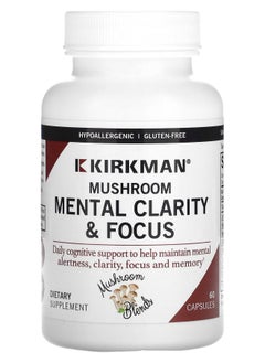 Kirkman Labs Mushroom Mental Clarity & Focus 60 Capsules 