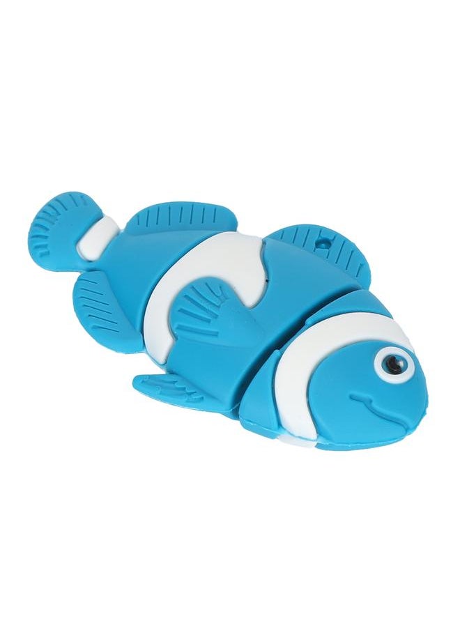 Thoraya USB Flash Memory Stick Flash Drive Gift Cute Blue Clown Fish 128GB  - Image 2
