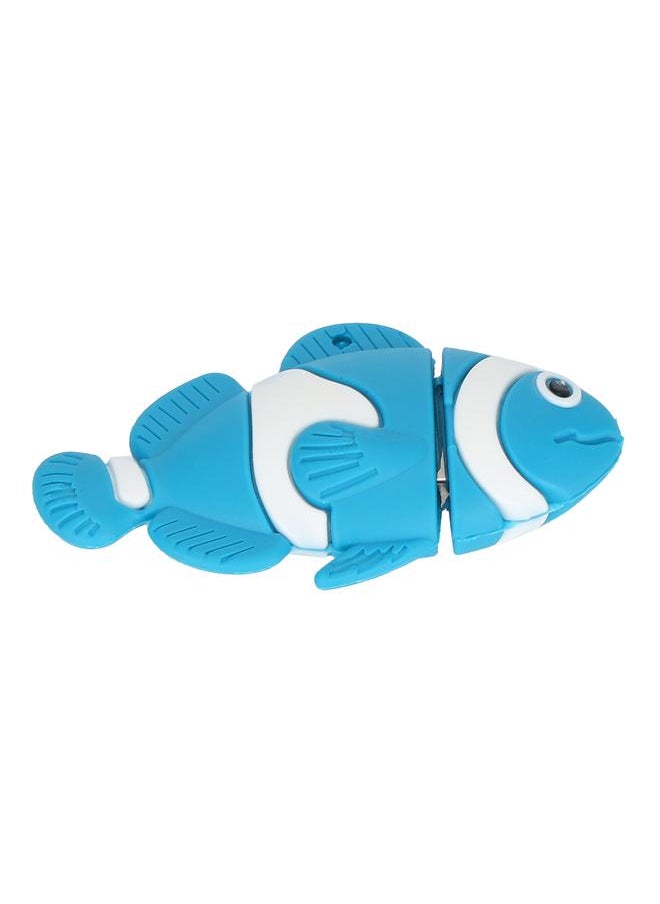 Thoraya USB Flash Memory Stick Flash Drive Gift Cute Blue Clown Fish 128GB  - Image 1