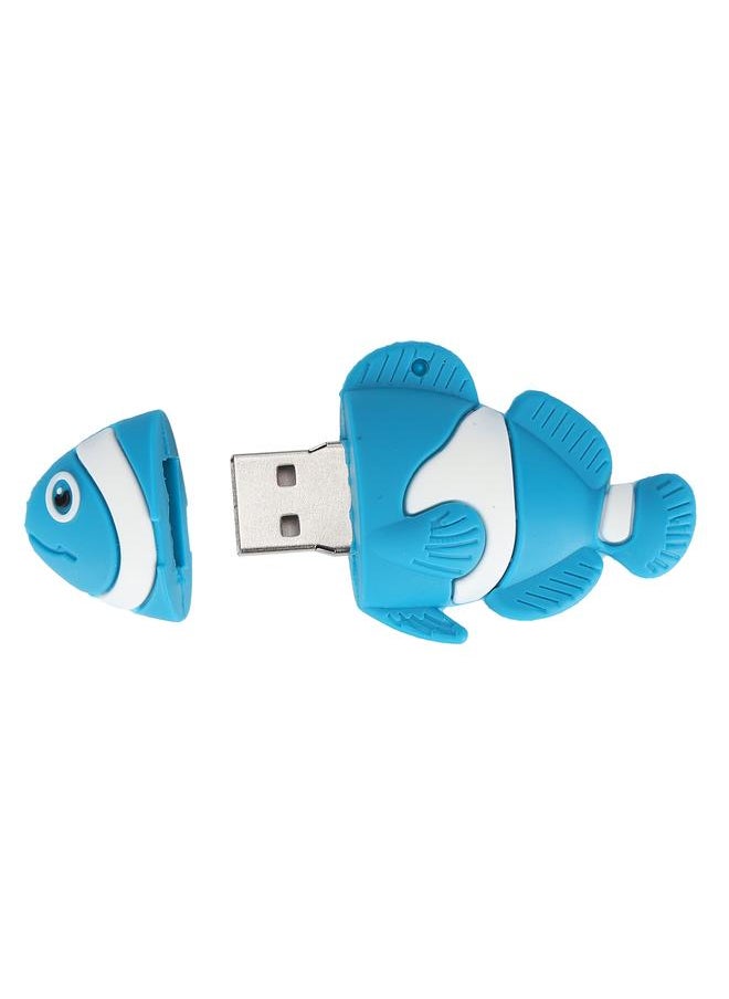 Thoraya USB Flash Memory Stick Flash Drive Gift Cute Blue Clown Fish 128GB  - Image 5