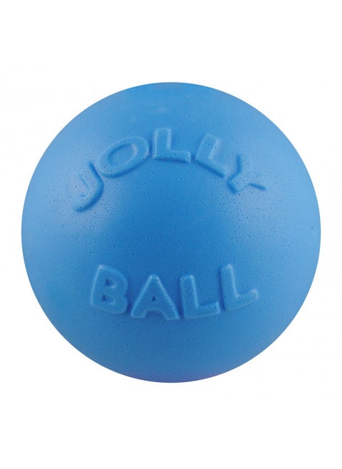 Jolly Pets Bounce-n-Play Dog Toy Ball, 8 Inches/Large, Blueberry, (Model: 2508 BB)