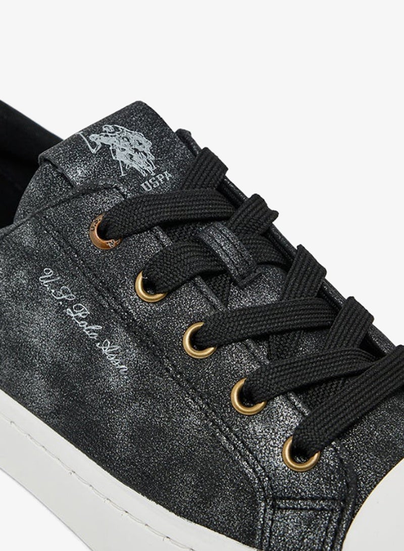 U.S. Polo Assn. U.S. Polo Assn Dolly GLB 5PR Women’s Sneakers – Black, Lace-Up Casual Shoes - Image 2