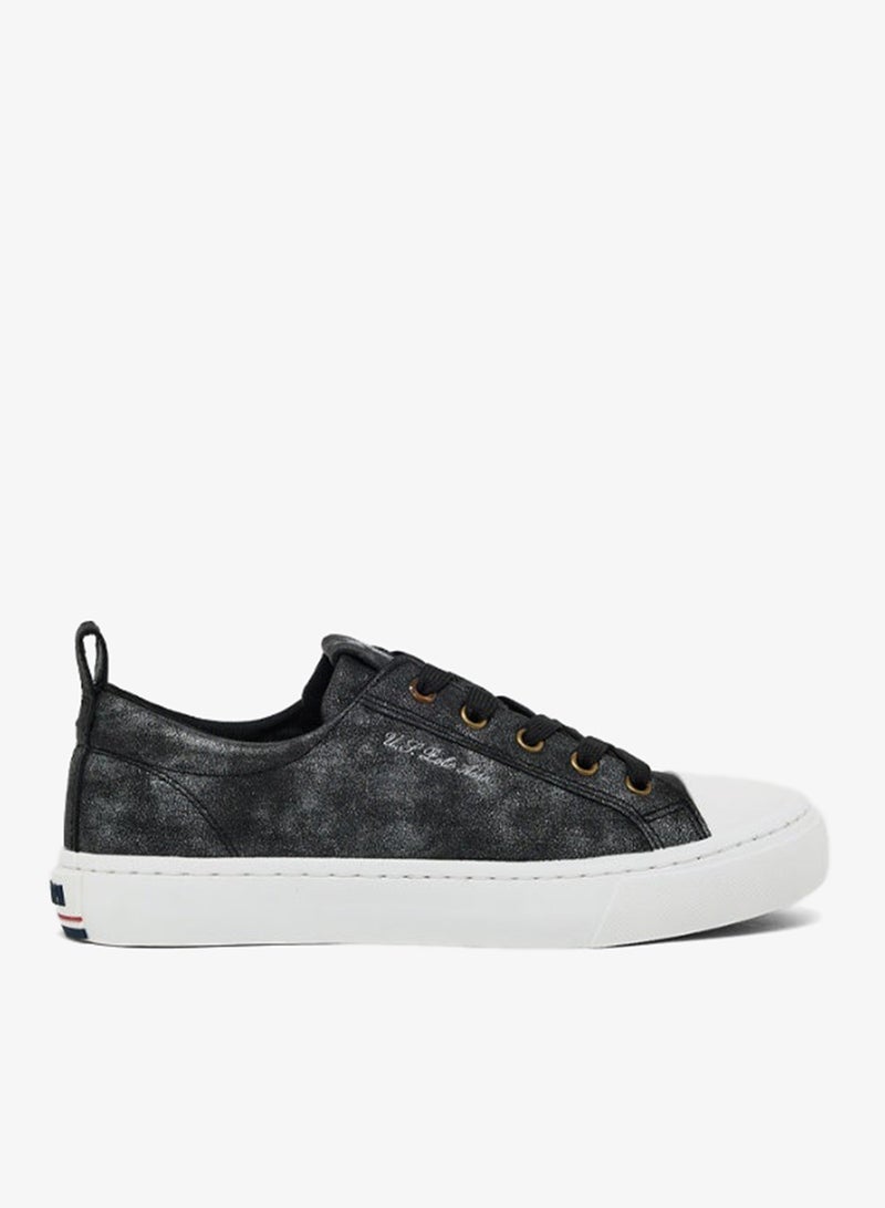 U.S. Polo Assn. U.S. Polo Assn Dolly GLB 5PR Women’s Sneakers – Black, Lace-Up Casual Shoes - Image 1