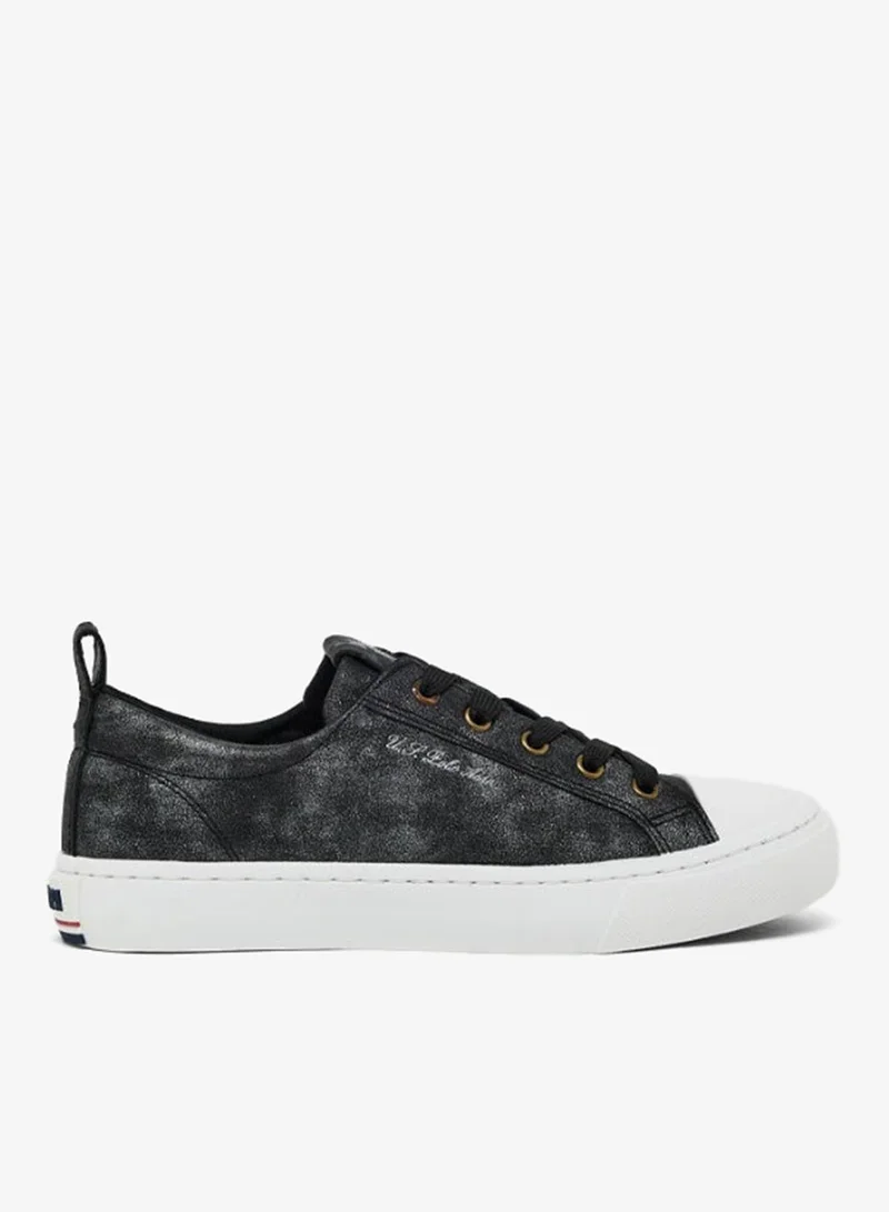 U.S. Polo Assn Dolly GLB 5PR Women’s Sneakers – Black, Lace-Up Casual Shoes