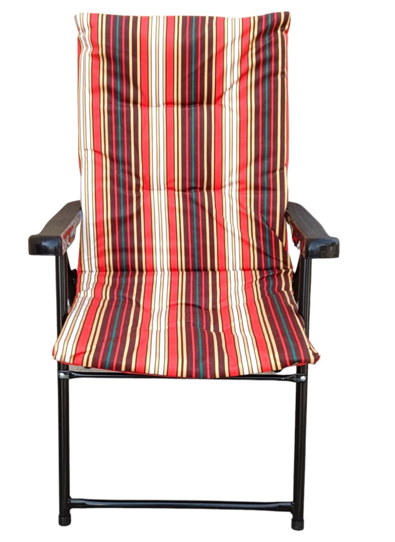 GO2CAMPS Foldable Camping Chair with Cusion Premium Quality | Beach Chair | Garden Chair | Fishing Chair | Travel Chair | Picnic Chair  - Image 2