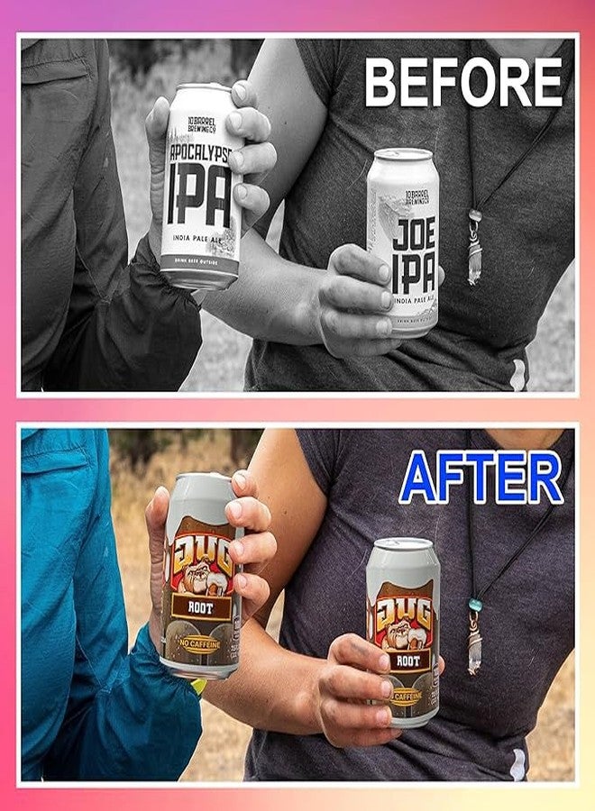 Skywin BeerSkin Skywin Silicone Can Covers that Look Like Soda - 5 Pack 12 oz (355ml), Reusable & Durable Soda Can Cover, Fun Kozies for Cans for Camping, Parties, Outdoor, Beach Accessories (Copper Brown) - Image 5