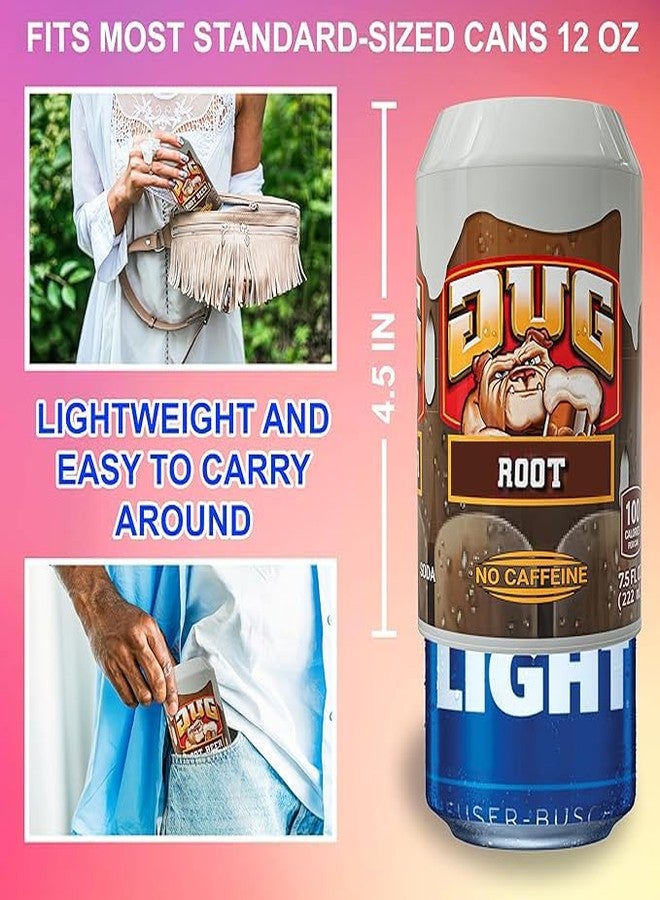 Skywin BeerSkin Skywin Silicone Can Covers that Look Like Soda - 5 Pack 12 oz (355ml), Reusable & Durable Soda Can Cover, Fun Kozies for Cans for Camping, Parties, Outdoor, Beach Accessories (Copper Brown) - Image 3