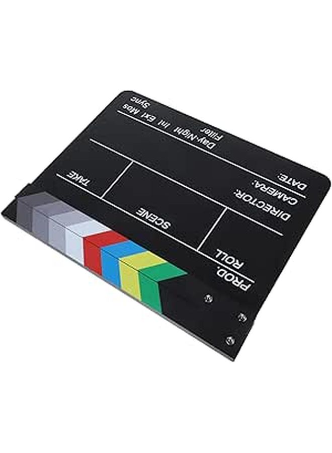 Acrylic Movie ClapperboardScene Filming Lightweight Filmmaking Tool Home Decor - Image 1