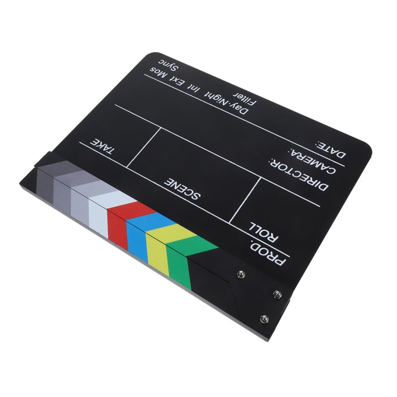 Acrylic Movie ClapperboardScene Filming Lightweight Filmmaking Tool Home Decor - Image 2