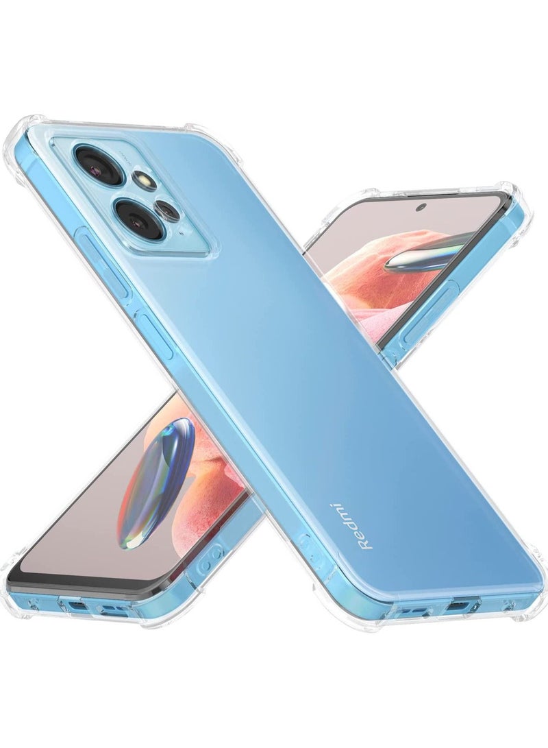 Redmi Note 12 4G Case Cover Soft TPU Case Lightweight Shock Protective Cover with Camera Protection Designed for Xiaomi Redmi Note 12 4G - Image 1