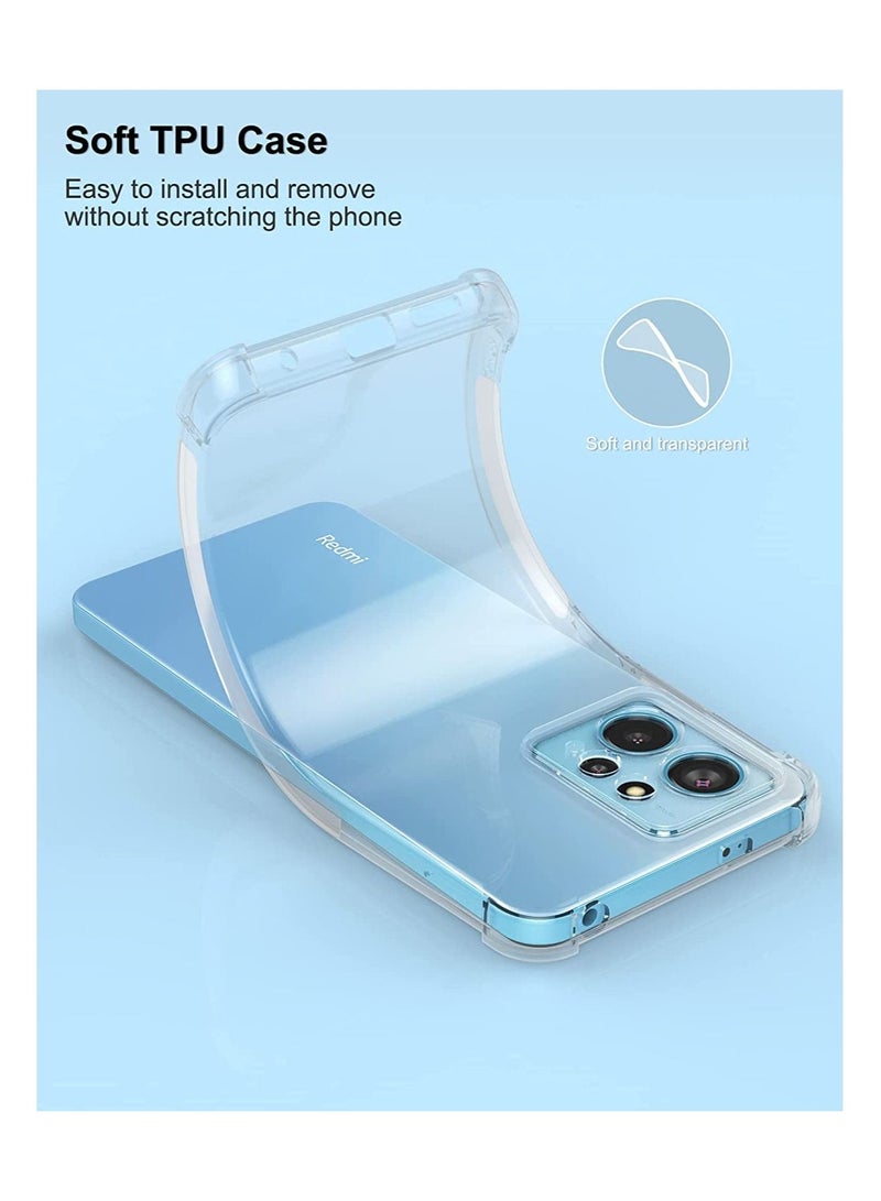 Redmi Note 12 4G Case Cover Soft TPU Case Lightweight Shock Protective Cover with Camera Protection Designed for Xiaomi Redmi Note 12 4G - Image 3