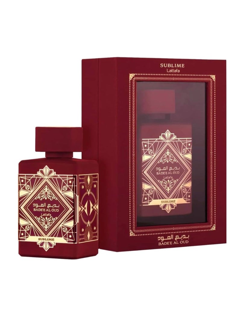 لطافة عطر بديع العود سوبليم من لطافة او دي بارفيوم للجنسين 100 مل