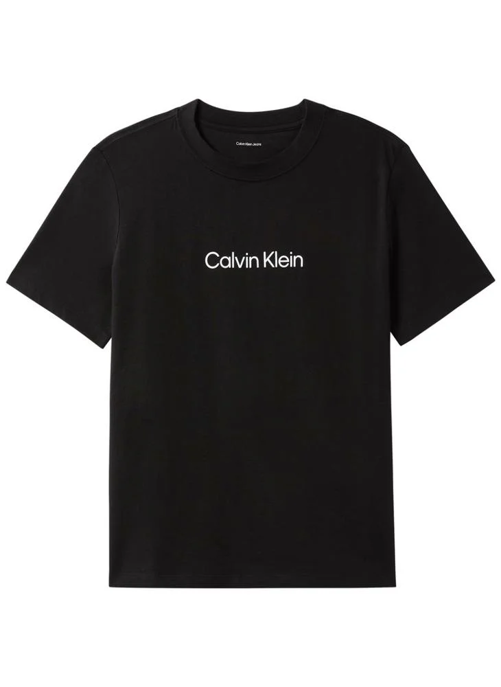 Calvin Klein  Logo Crew Neck Tee for Women | Best Price UAE