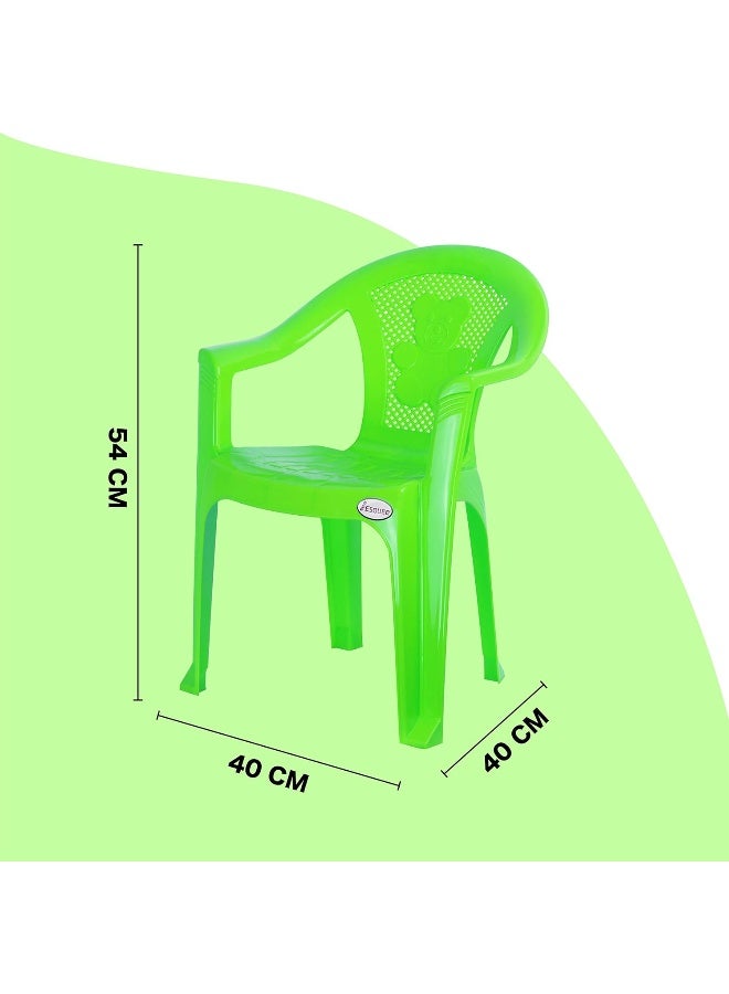 ESQUBE Esqube Koala Baby Chair - Plastic Study Chair Parrot Green  - Image 3