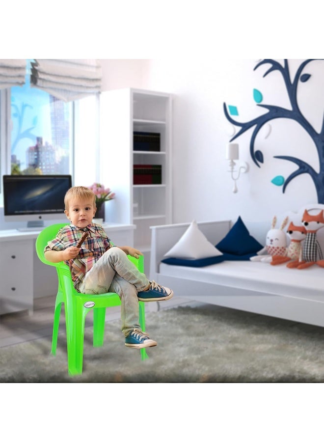 ESQUBE Esqube Koala Baby Chair - Plastic Study Chair Parrot Green  - Image 2