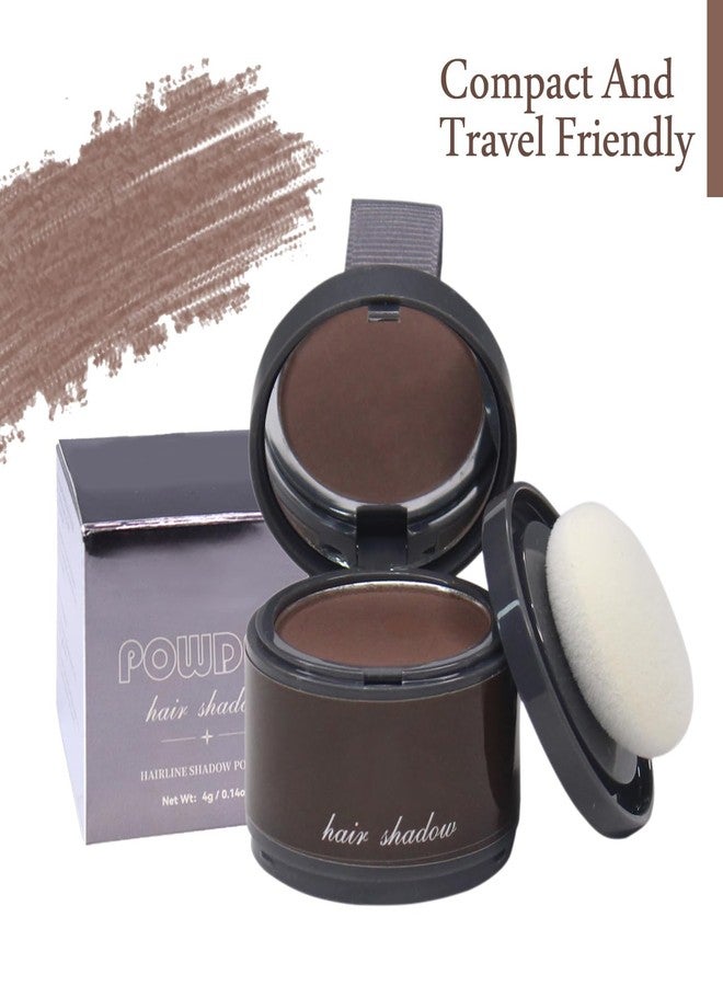 Confidence Hair Root Cover Up Powder | Hair Line Powder | Instantly Conceals Hair Loss | Hair Root Concealer for Men and Women (Dark Brown) - Image 4