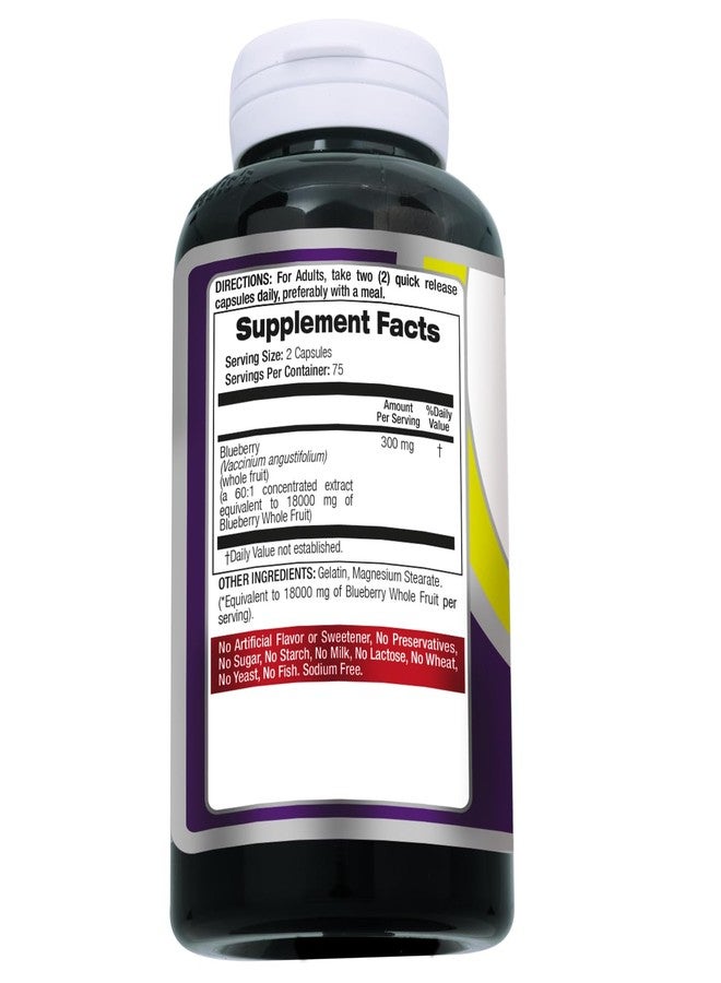 FITO MEDIC'S مستخلص التوت الأزرق من فيتو ميديكس | كبسولات مستخلص التوت الأزرق | 150 كبسولة | مستخلص مركز | مكمل عشبي عالي الامتصاص - Image 3