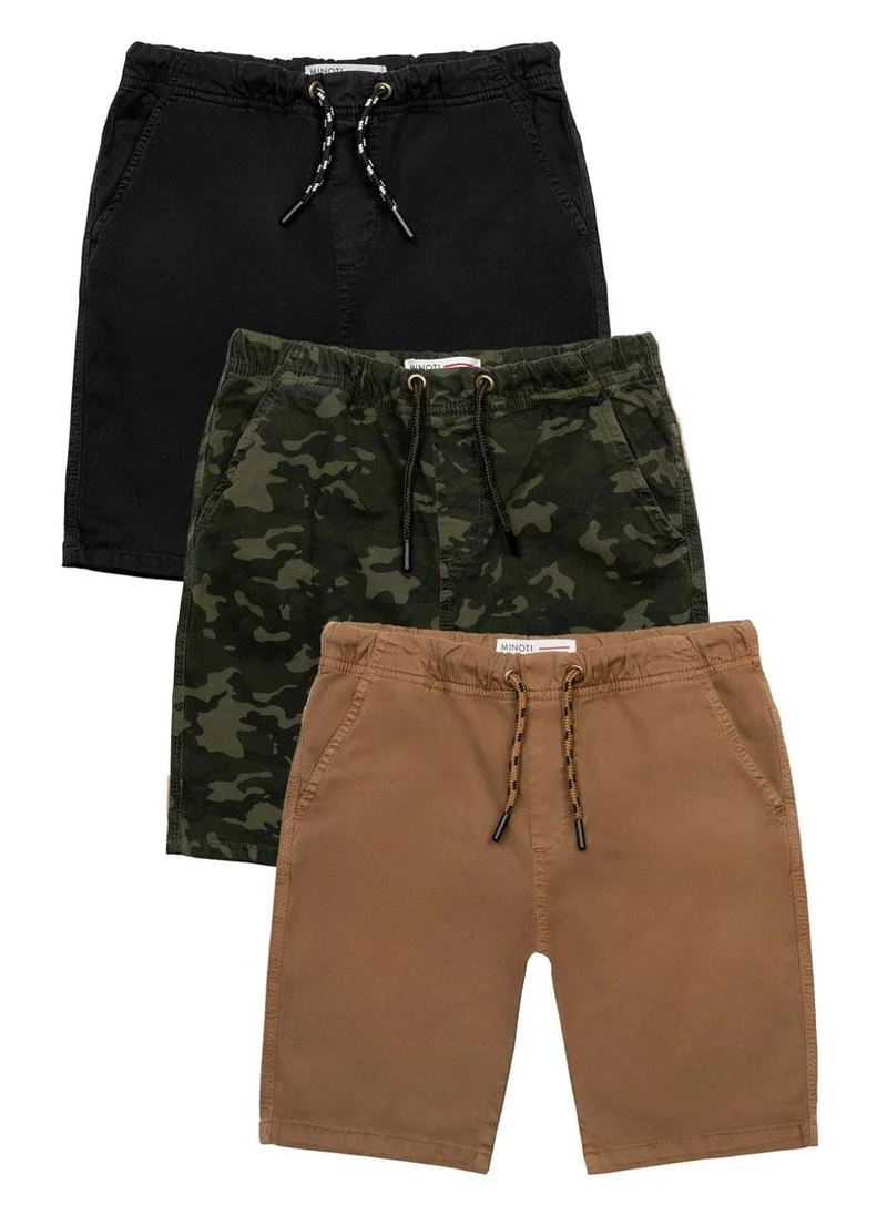 مينوتي Teen Boys Three Pack Set Of Shorts