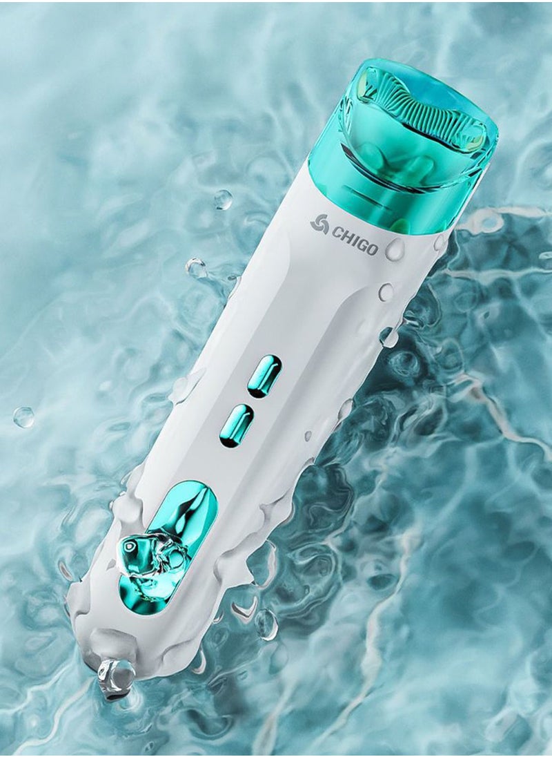 CHIGO - Baby Hair Clipper, Quiet Kid Hair Clipper with Safe Ceramic Blade & LCD Power Display, Professional Hair Trimmer for Kids Waterproof Rechargeable Haircut Kit for Toddler Children - Image 1