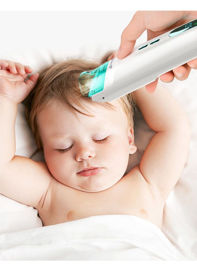 CHIGO - Baby Hair Clipper, Quiet Kid Hair Clipper with Safe Ceramic Blade & LCD Power Display, Professional Hair Trimmer for Kids Waterproof Rechargeable Haircut Kit for Toddler Children - Image 1