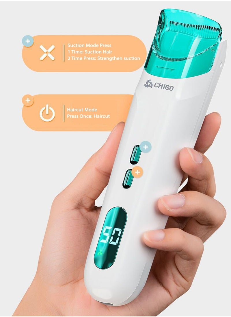 CHIGO - Baby Hair Clipper, Quiet Kid Hair Clipper with Safe Ceramic Blade & LCD Power Display, Professional Hair Trimmer for Kids Waterproof Rechargeable Haircut Kit for Toddler Children - Image 1
