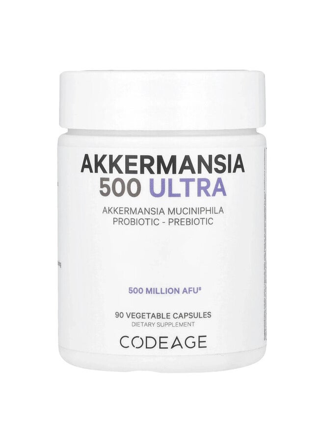 Codeage Akkermansia 500 Ultra, 90 Vegetable Capsules  - Image 1