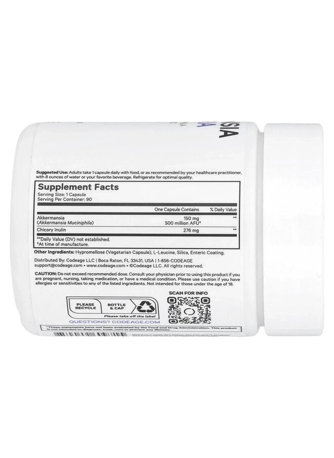 Codeage Akkermansia 500 Ultra, 90 Vegetable Capsules  - Image 2