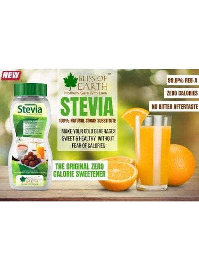 BLISS OF EARTH نعيم الأرض (200 جرام) مسحوق الشمندر + مسحوق ستيفيا REB-A النقي (200 جرام) طبيعي وخالي من السكر، محلي خالي من السعرات الحرارية ومؤشر جلايسيمي صفر، مجموعة (عبوة من 2) - Image 4