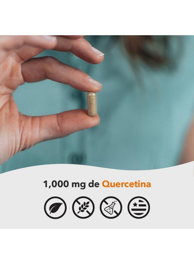 LifeSeasons Essentials Quercetin Flavonoid - Supports Antioxidant Activity & Immune Function - Boosts Allergy Defense & Sinus Health - Assists Natural Regulation Histamine - 1000mg - 60 Capsules - Image 4