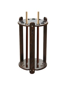 Max Strength 9-Pool Cue Rack  Stylish Round Billiard Stick Stand for Organized Storage  - Image 1