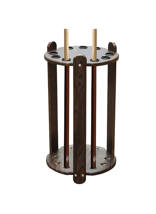 Max Strength - 9-Pool Cue Rack  Stylish Round Billiard Stick Stand for Organized Storage - Image 1