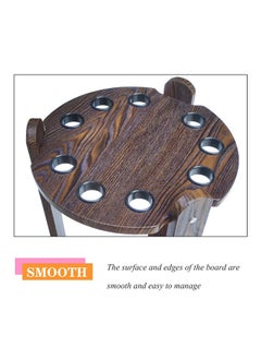 Max Strength 9-Pool Cue Rack  Stylish Round Billiard Stick Stand for Organized Storage  - Image 3