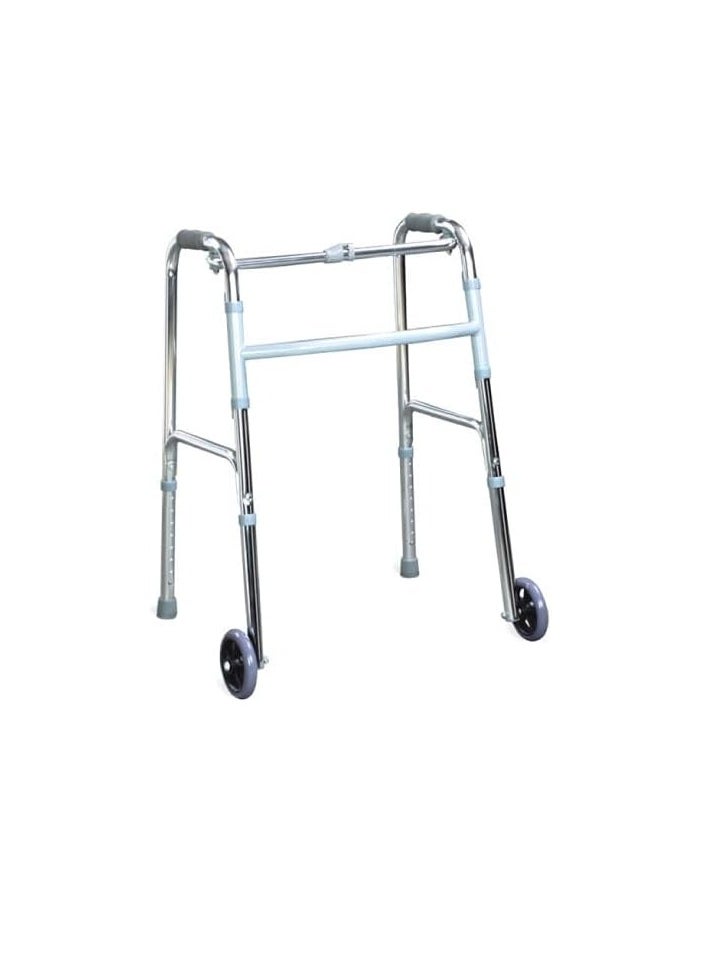 AKM Walker with Wheels AKM Balanced Frame Folding Walker Suitable For Adults,Seniors & Patients  - Image 1
