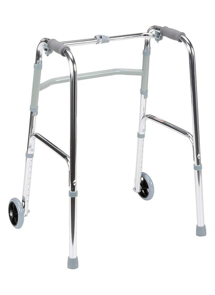 AKM Walker with Wheels AKM Balanced Frame Folding Walker Suitable For Adults,Seniors & Patients  - Image 2