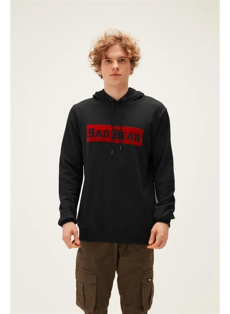 باد بير Men's Flog Hoodie Sweatshirt-Black ''Men's Black Sweat''