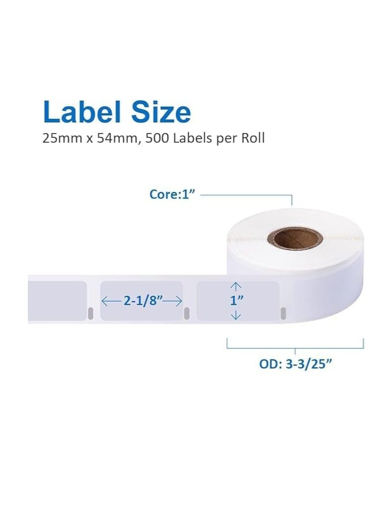 Terabyte 25mm x 54mm / 500 Labels per roll Large Return Address Label Roll for Dymo LW Printers A11352 - Image 2
