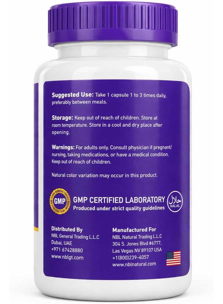 L-Glutamine 500 Mg, Amino Acid Supplement, Supports Immune Function, Muscle Recovery, 120 Veg Capsules