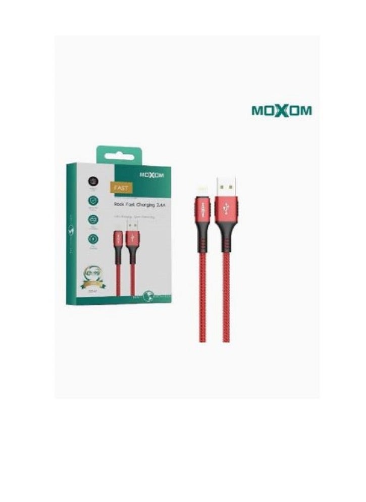 MOXOM - iPhone cable anti cutting 1 meter supports fast charging CC81 - Image 1