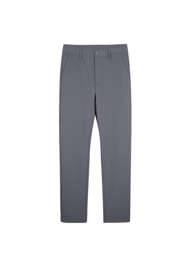 Tries Men's Casual Business Pants Autumn Winter Thick Elastic Comfortable Draped Wrinkle-resistant Composite Oriental Minimalist Style - Image 2