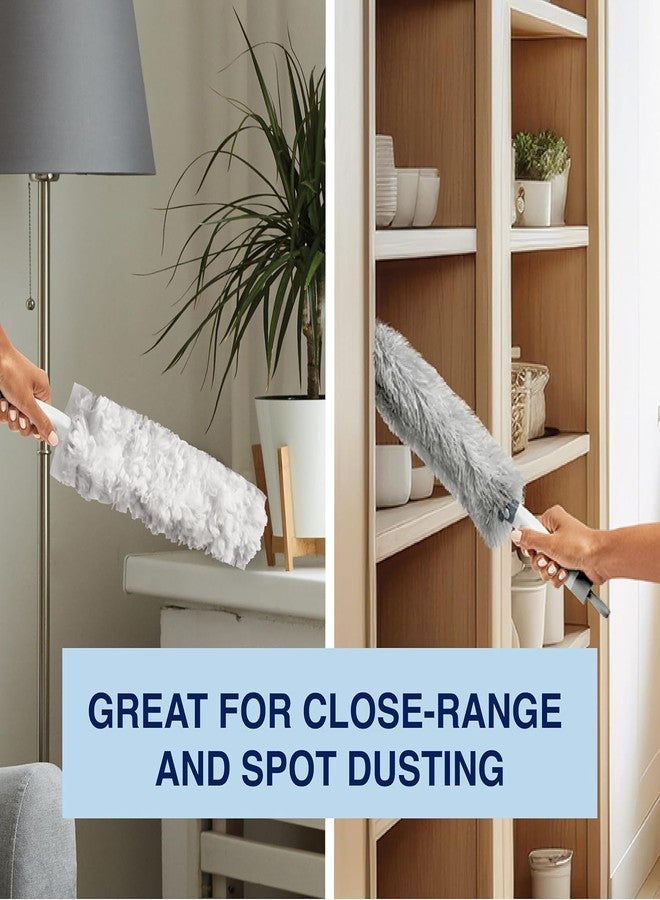 Bona High Performance Dusting System - 1 Compact Handle, 5 Disposable Dusters, & 1 Reusable Duster - Compact Dusting Kit Removes Dust & Pet Hair - Image 3